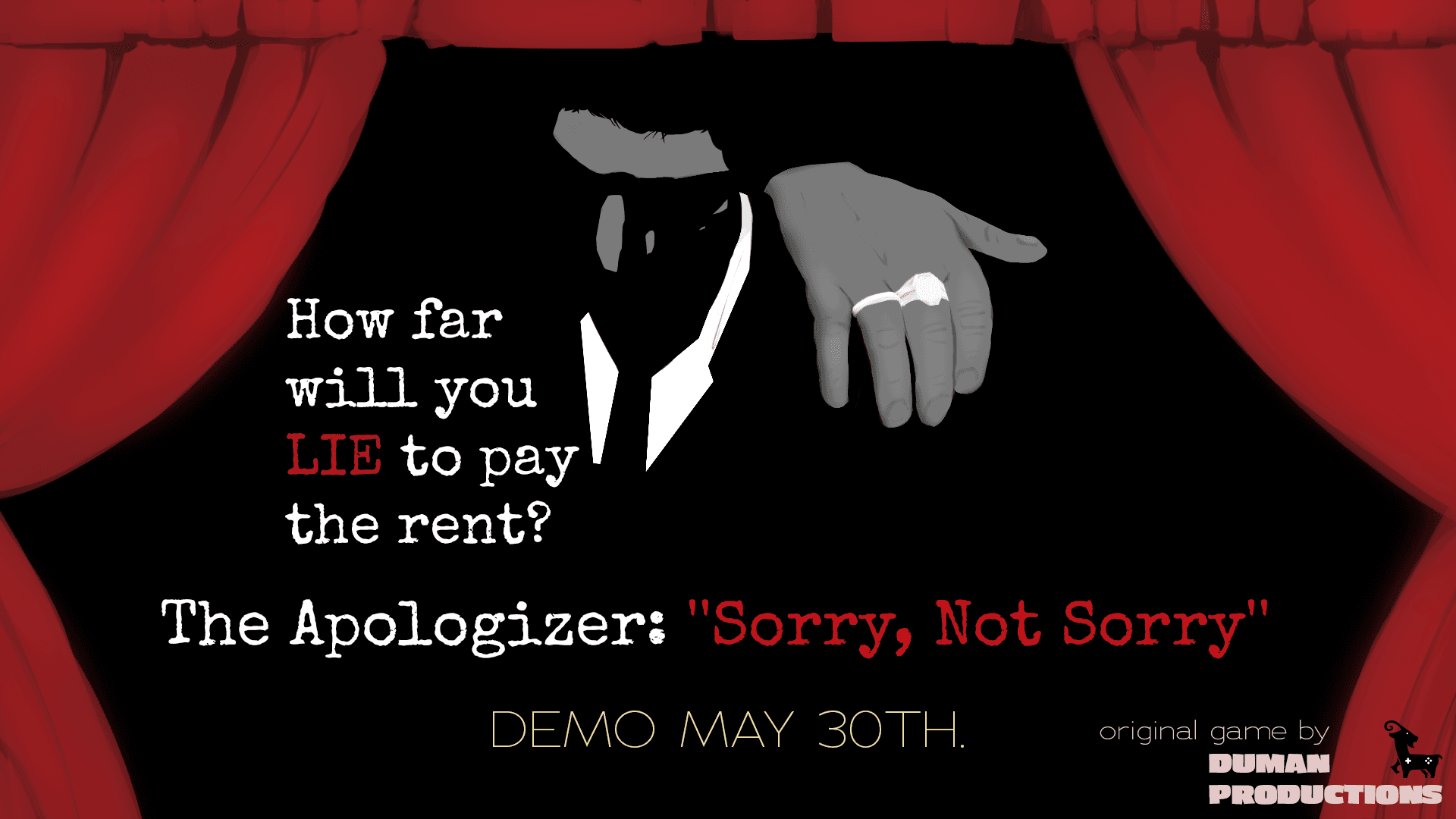 The Apologizer — Sorry, Not Sorry key art