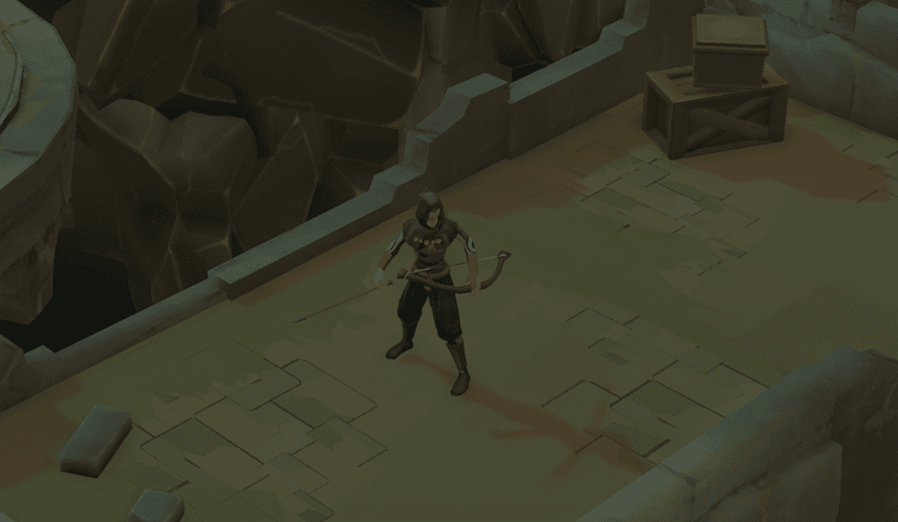 Enemy Archer character integrated in-engine — THOU isometric scene